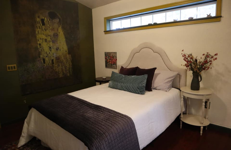 Guest room at Blue Boar Inn.