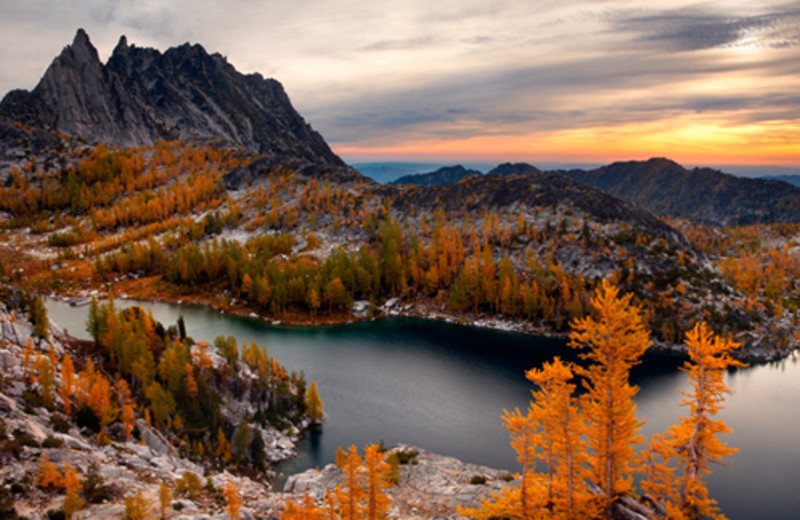 Gorgeous mountain views at Sleeping Lady.