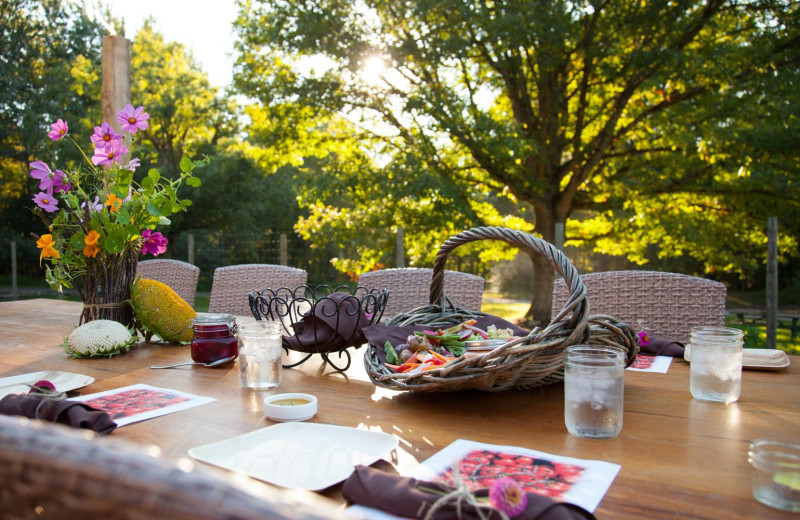 Farm to table at The Lodge at Woodloch.
