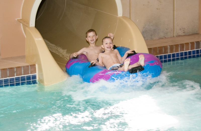 Water slide at Bridges Bay Resort.