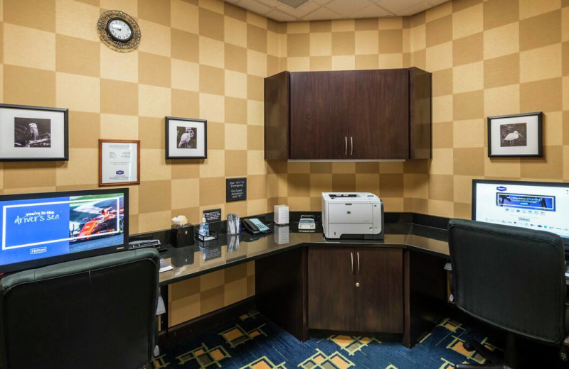 Business center at Hampton Inn & Suites Jacksonville South - Bartram Park.