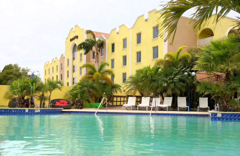 Exterior view of Brickell Bay Beach Club Aruba.