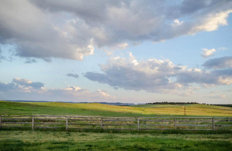 Ranch view at Zion Mountain Ranch.