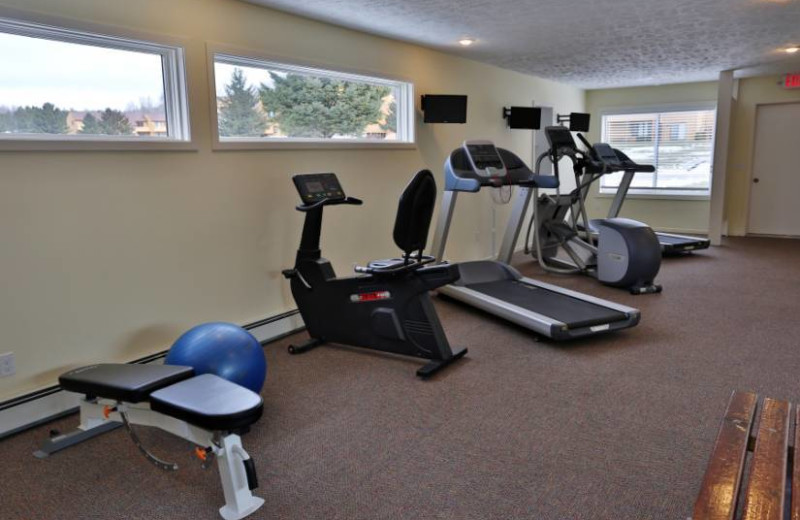Fitness room at Trout Creek Condominium Resort.