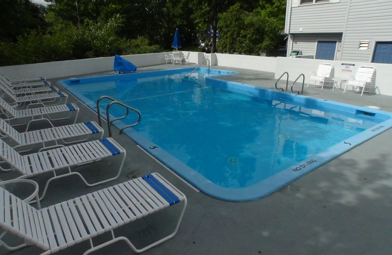 Outdoor pool at North Shore Inn.