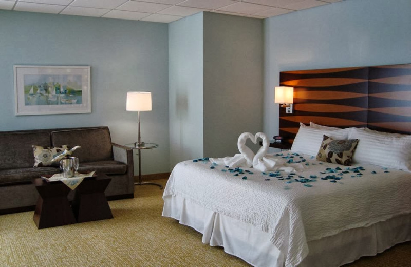 Guest bedroom at Hotel Icona.