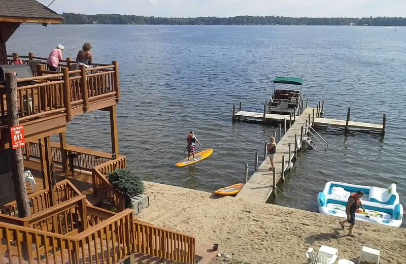 Lake view at Lake Cabins Resort.