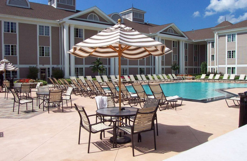 Outdoor pool at Bertram Inn