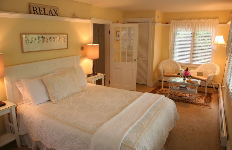 Guest room at Morning Glory Inn.