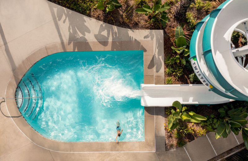 Water slide at Town and Country Resort 