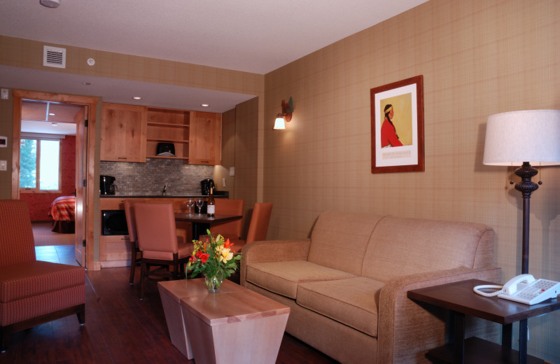 Suite interior at The Fox Hotel.
