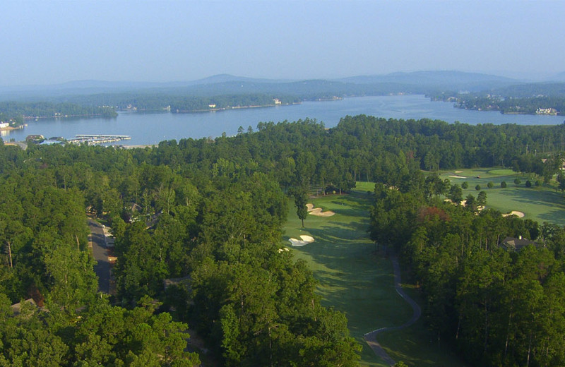 Golf course near Hot Springs Village Rentals.