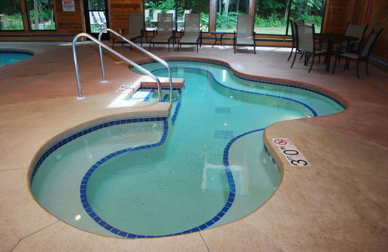 Indoor pool at Landmark Resort.