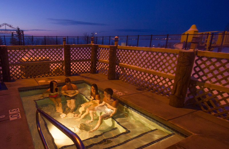 Hot tub at EdgeWater Resort and Waterpark.