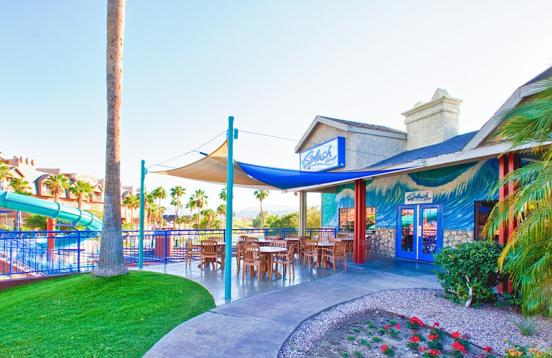 Restaurant exterior at London Bridge Resort.