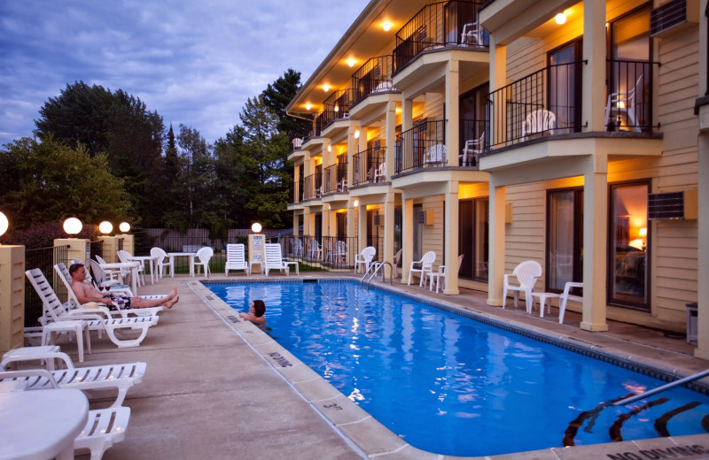 Outdoor pool at Pointes North.