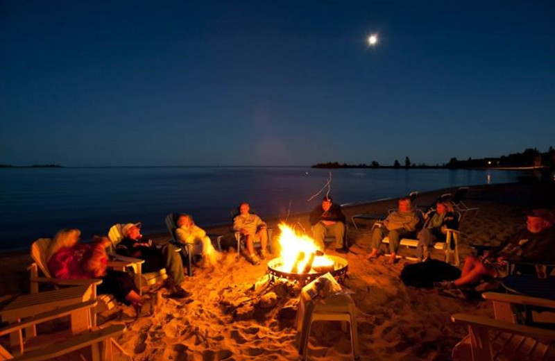 Fire Pit at Beachfront Inn
