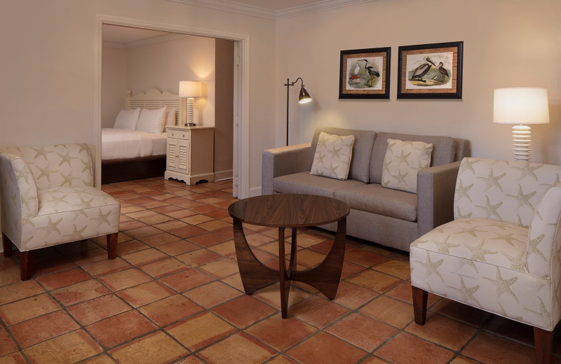 Guest room at Sanibel Island Beach Resort.