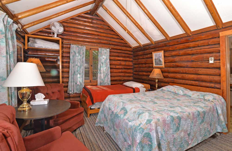 Guest room at Manotak Lodge.