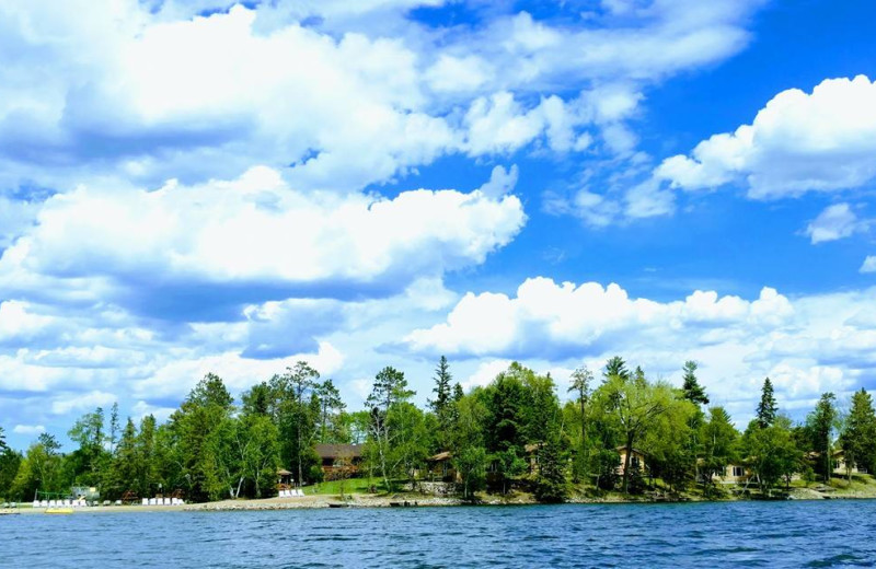 Exterior view of Little Norway Resort.