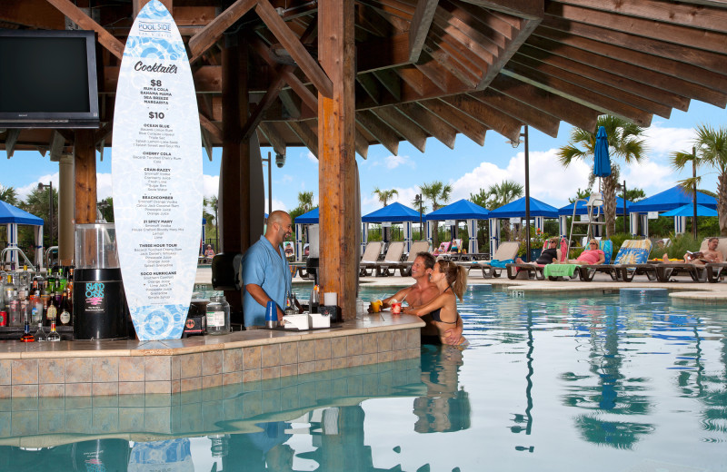 Poolside bar at North Beach Plantation.