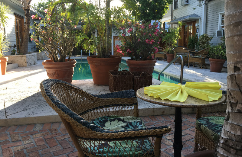 Pool patio at The Heron House & Heron House Court.