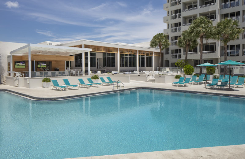 Outdoor pool at The Resort at Longboat Key Club.