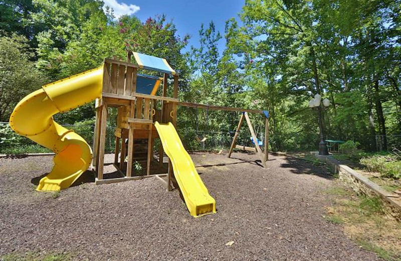 Kids playground at Smoky Mountain Resort Lodging and Conference Center.