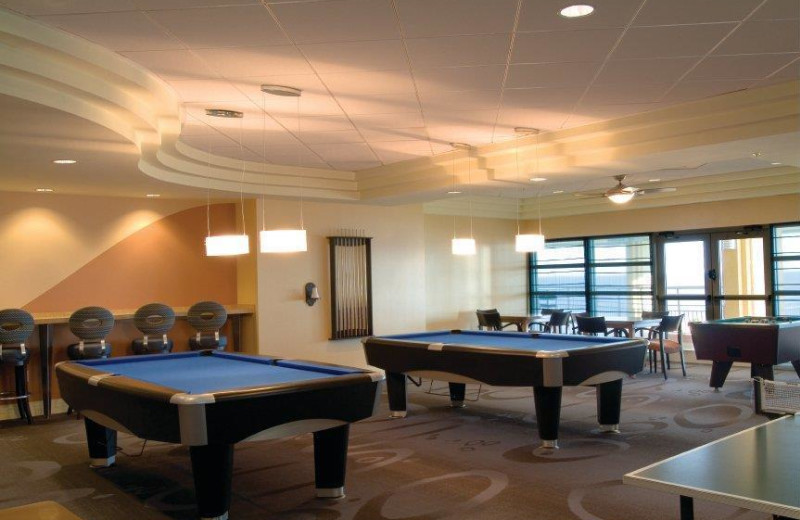 Recreation room at Wyndham Ocean Boulevard.