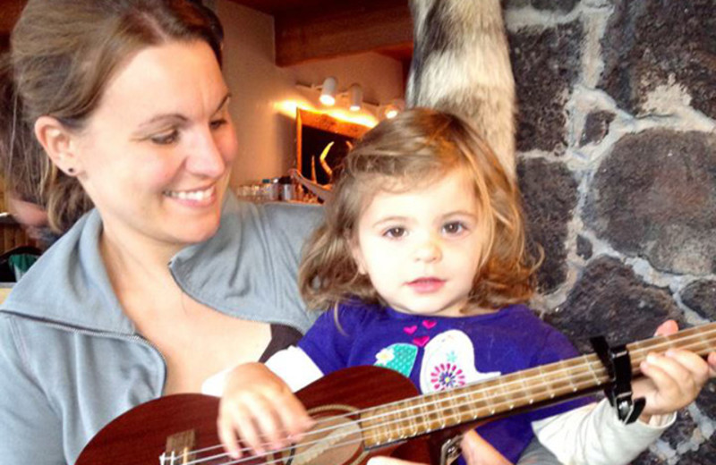 Family at The Fireweed Lodge.