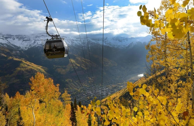 Ski lift at Fairmont Heritage Place, Franz Klammer Lodge.