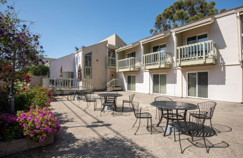 Patio at Cannery Row Inn.