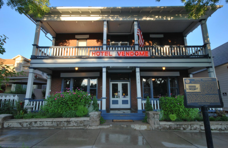 Exterior view of Hotel Vendome.