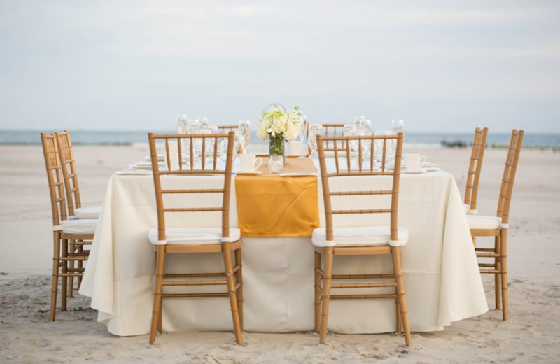 Private beach events at Hotel Icona.