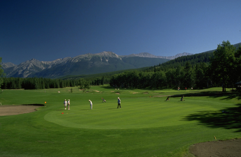 Golf course near Mount Robson Inn.