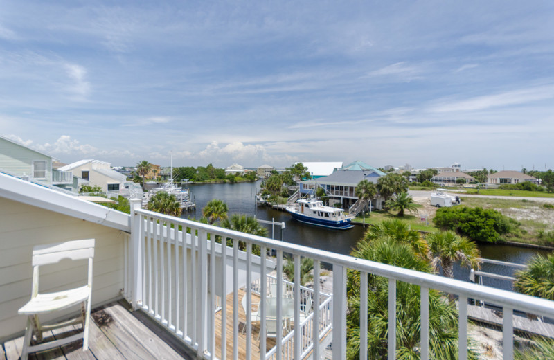 Rental balcony at Vacation Homes Perdido Key.