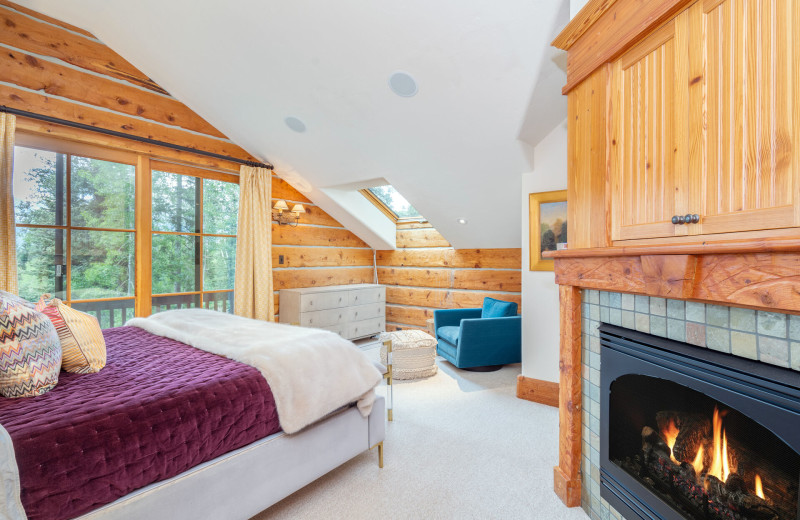 Rental bedroom at Accommodations in Telluride.