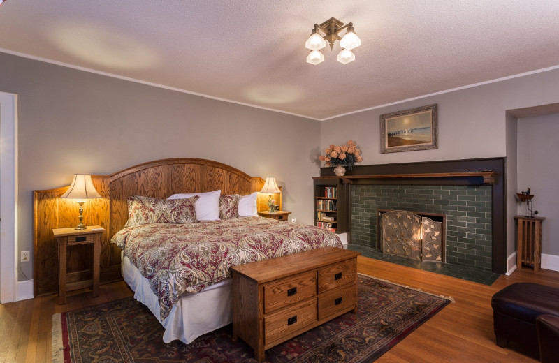 Guest room at Stewart Inn.