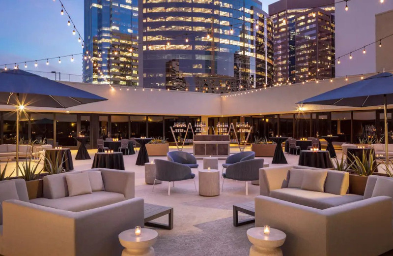 Courtyard at Hyatt Regency Phoenix.