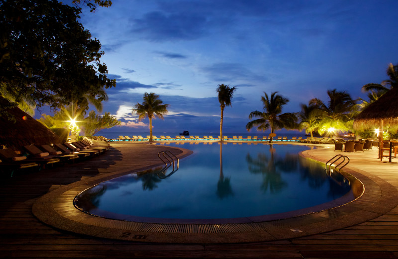 Outdoor pool at Kuredu.