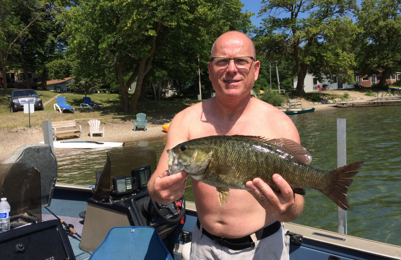 Fishing at Bonnie Beach Resort.