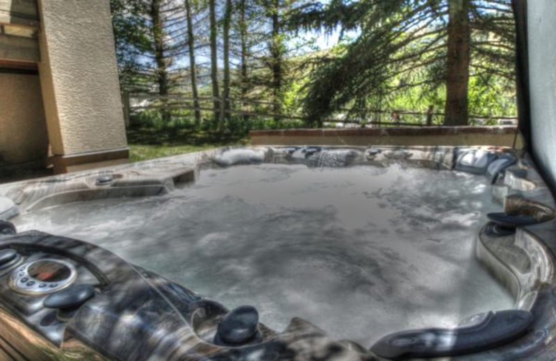 Vacation rental hot tub at SkyRun Vacation Rentals - Vail, Colorado.