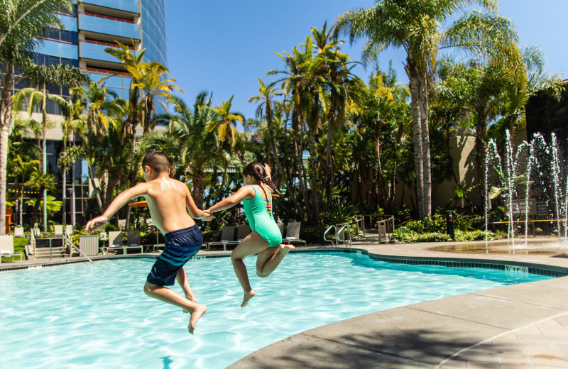 Outdoor pool at San Diego Marriott Marquis