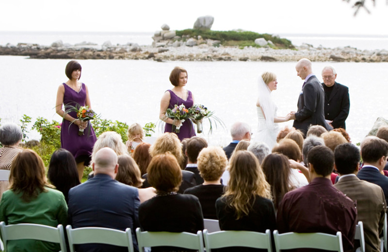 Wedding Ceremony at Oceanstone Seaside Resort 