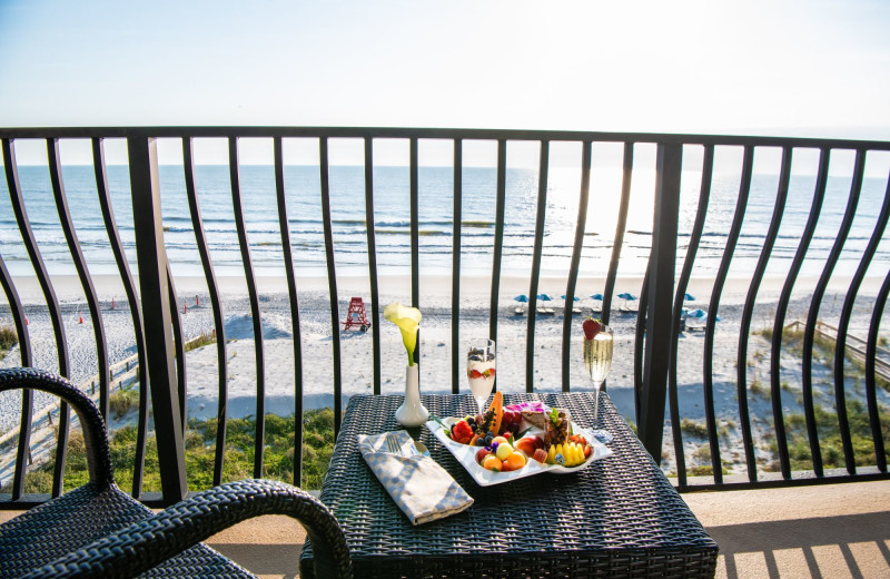 Guest balcony at One Ocean Resort 