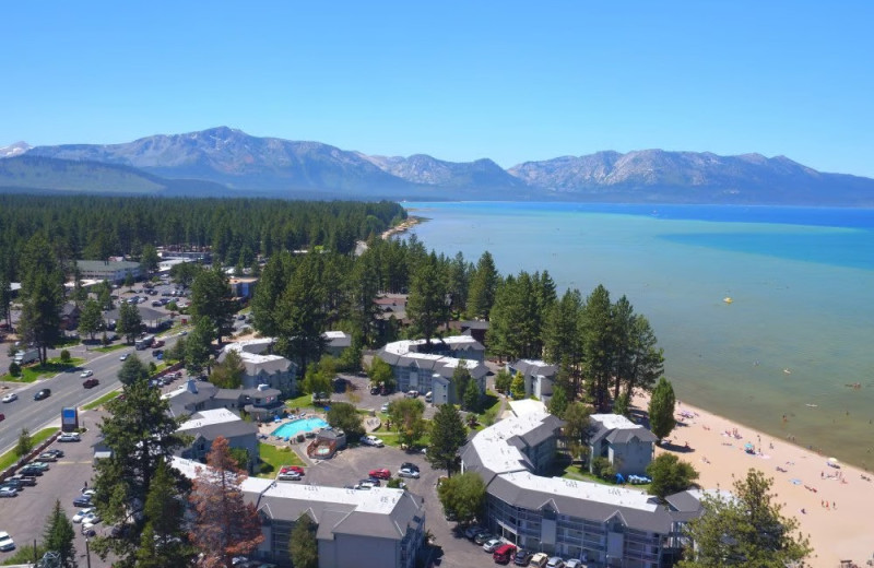 Aerial view of Beach Retreat 