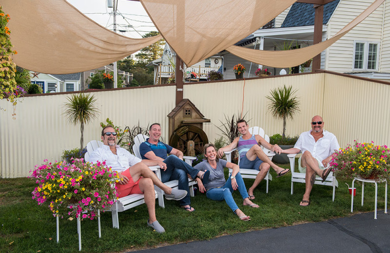 Group at Footbridge Beach Motel.