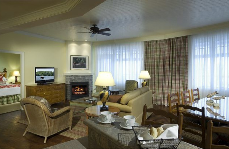 Suite interior at JW Marriott The Rosseau Muskoka Resort & Spa.