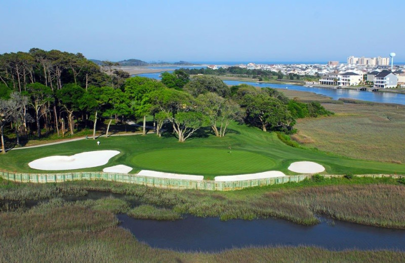 Golf course near Sands Resorts.