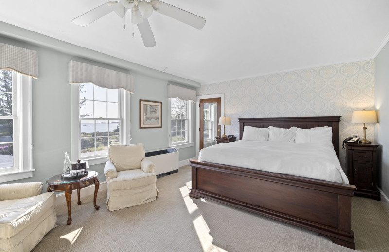 Guest room at Black Point Inn.